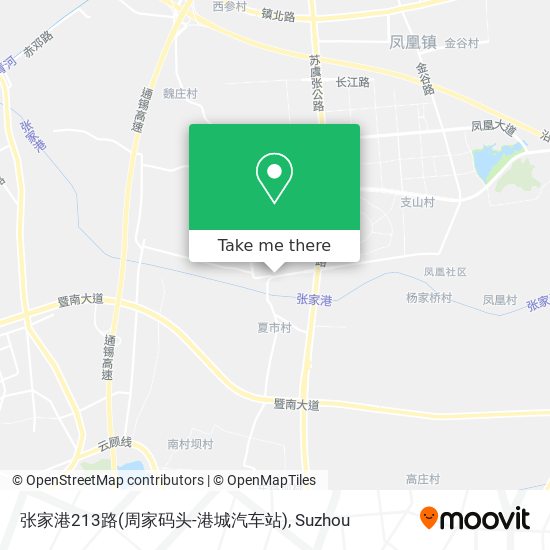 张家港213路(周家码头-港城汽车站) map