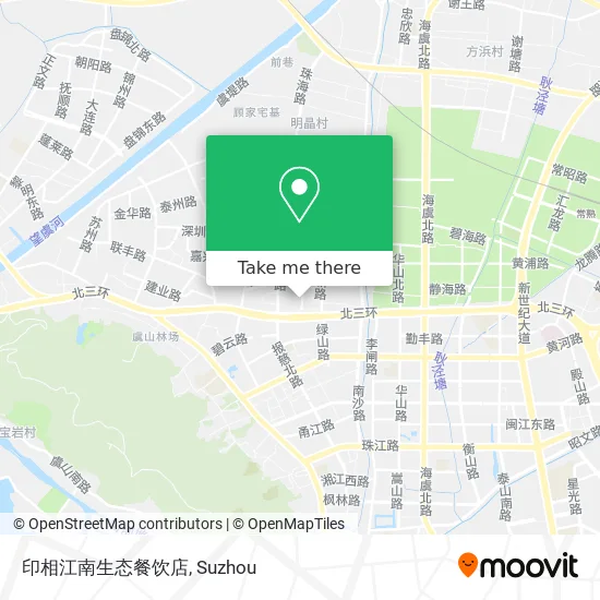 印相江南生态餐饮店 map