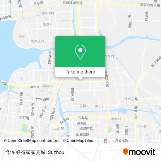 华东好得家家具城 map