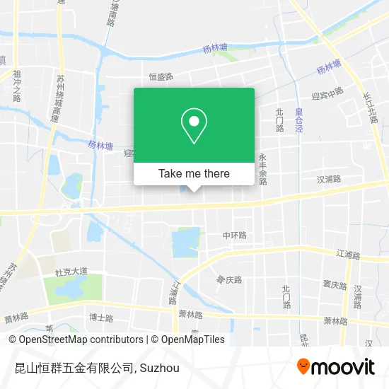 昆山恒群五金有限公司 map
