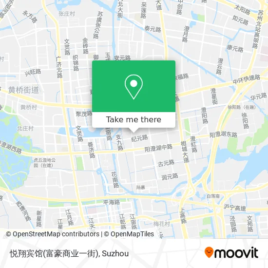 悦翔宾馆(富豪商业一街) map