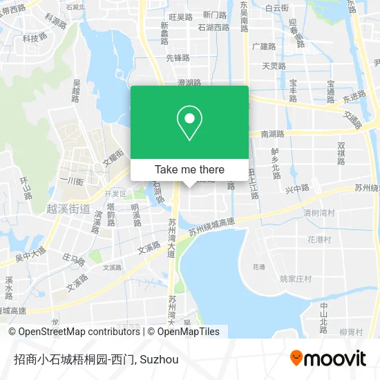 招商小石城梧桐园-西门 map