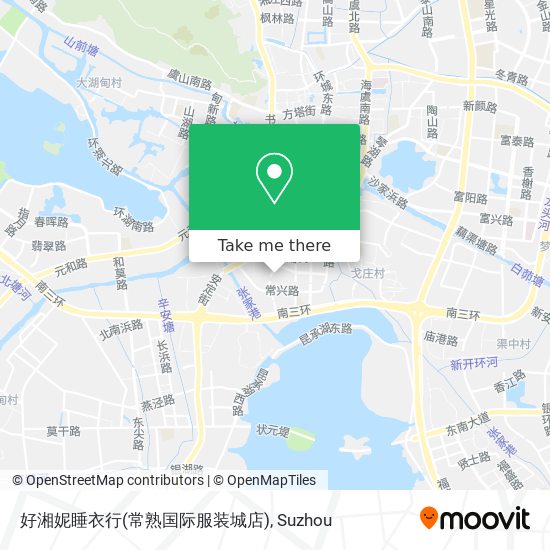 好湘妮睡衣行(常熟国际服装城店) map