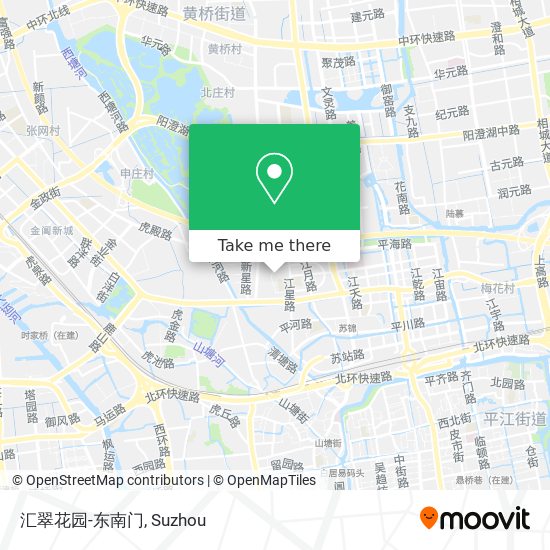 汇翠花园-东南门 map
