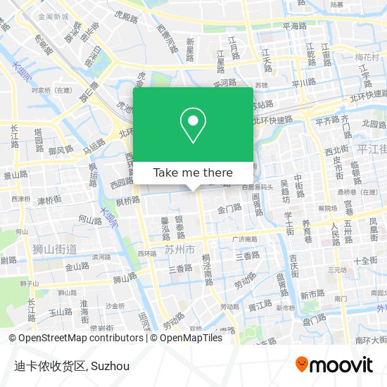 迪卡侬收货区 map