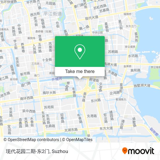 现代花园二期-东2门 map