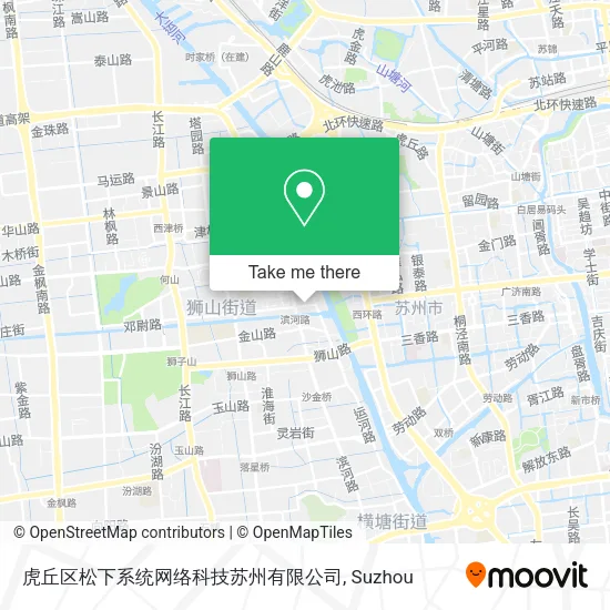 虎丘区松下系统网络科技苏州有限公司 map