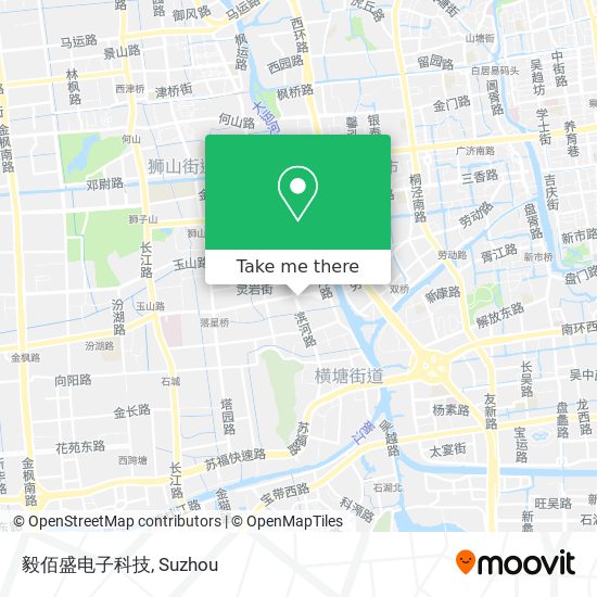 毅佰盛电子科技 map