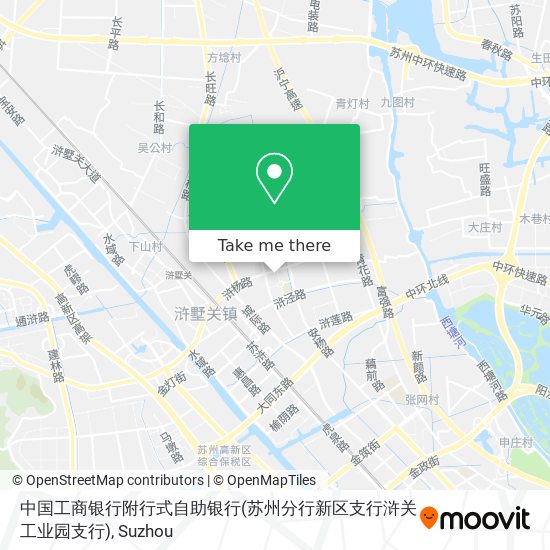 中国工商银行附行式自助银行(苏州分行新区支行浒关工业园支行) map