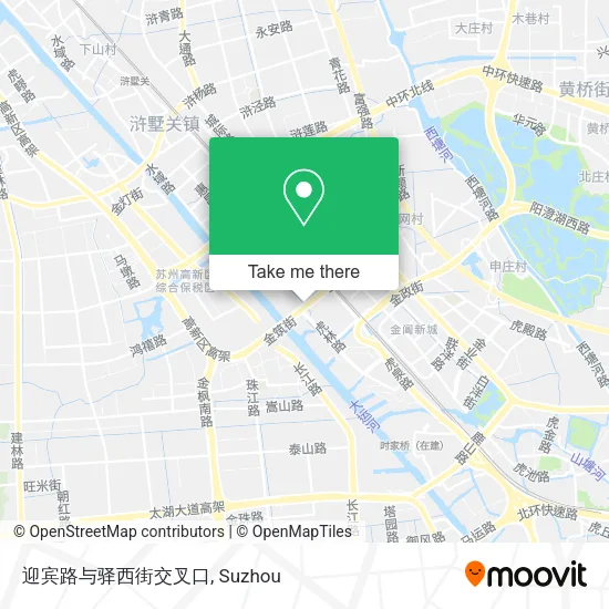 迎宾路与驿西街交叉口 map