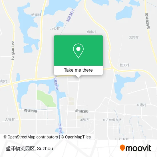 盛泽物流园区 map