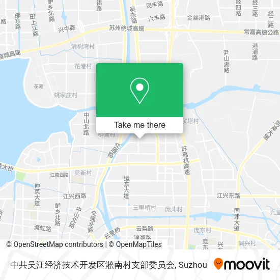 中共吴江经济技术开发区淞南村支部委员会 map