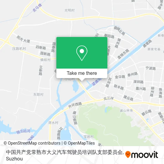 中国共产党常熟市大义汽车驾驶员培训队支部委员会 map