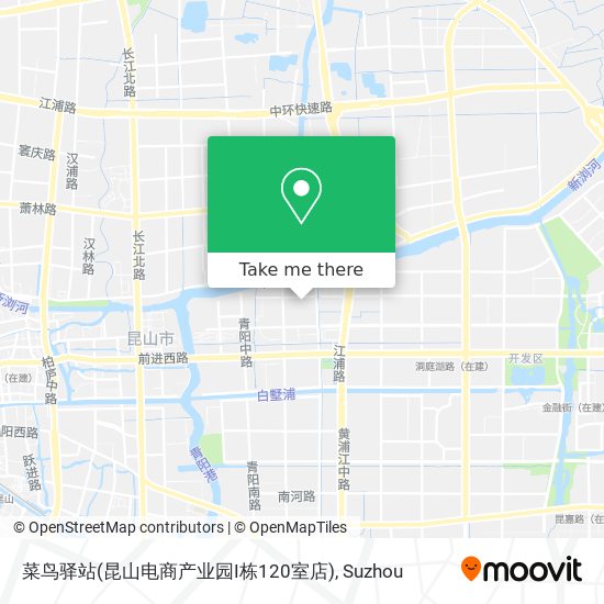 菜鸟驿站(昆山电商产业园I栋120室店) map