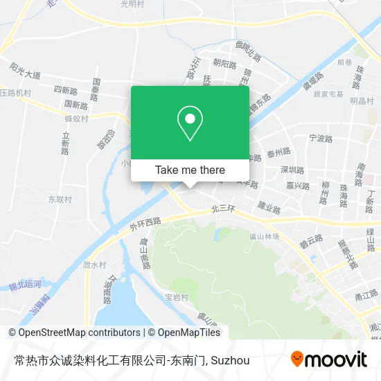 常热市众诚染料化工有限公司-东南门 map