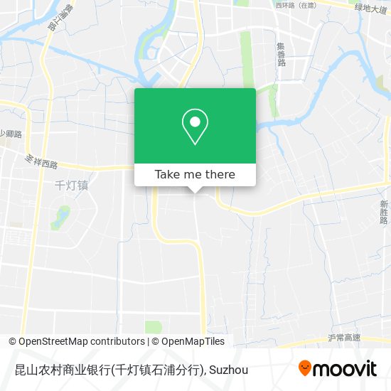 昆山农村商业银行(千灯镇石浦分行) map
