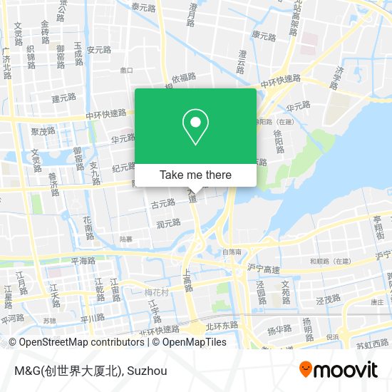 M&G(创世界大厦北) map