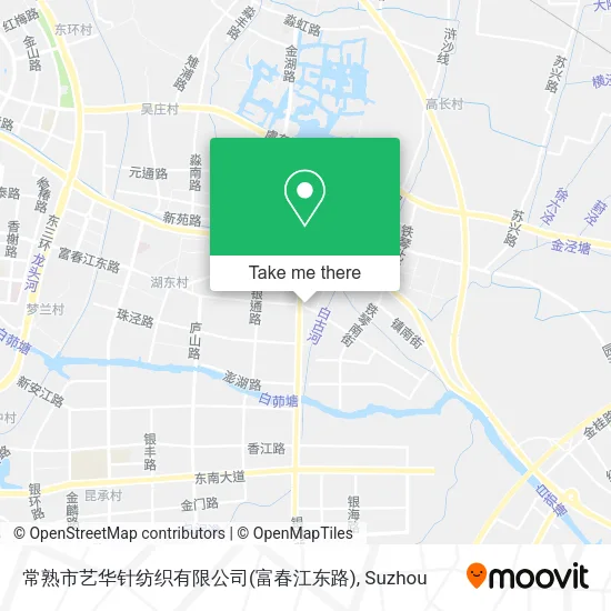常熟市艺华针纺织有限公司(富春江东路) map