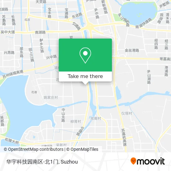华宇科技园南区-北1门 map