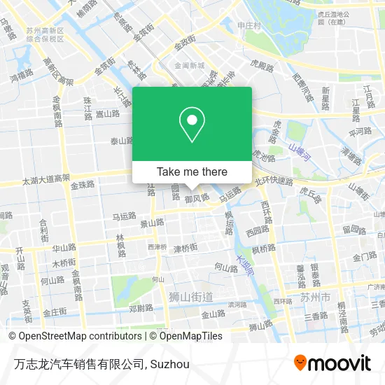 万志龙汽车销售有限公司 map