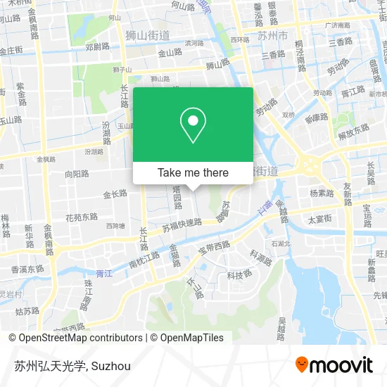 苏州弘天光学 map