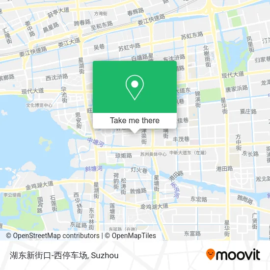 湖东新街口-西停车场 map