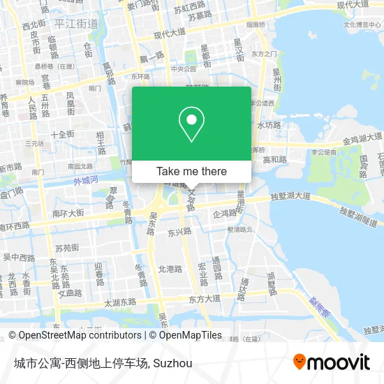 城市公寓-西侧地上停车场 map