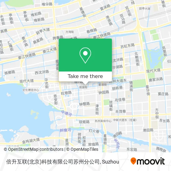 倍升互联(北京)科技有限公司苏州分公司 map