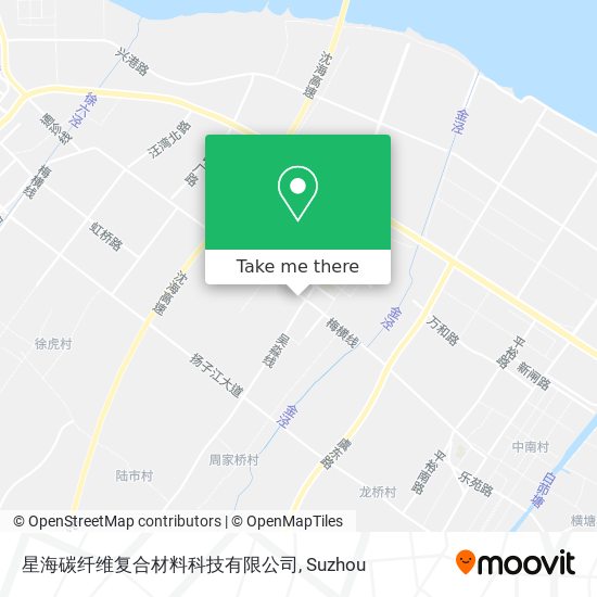 星海碳纤维复合材料科技有限公司 map
