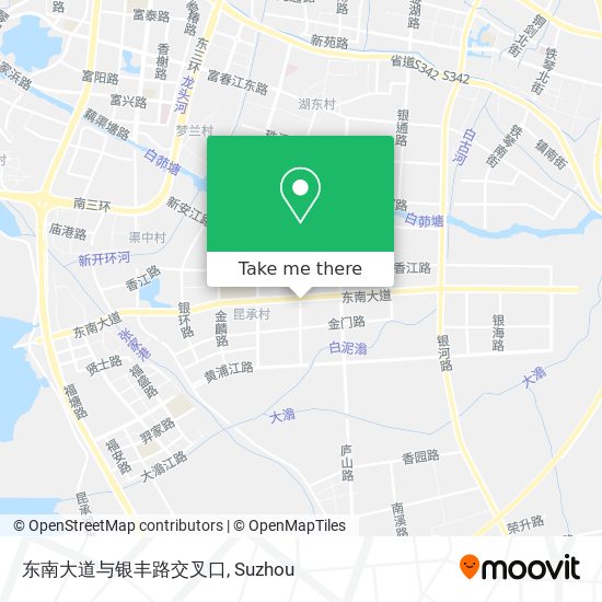 东南大道与银丰路交叉口 map