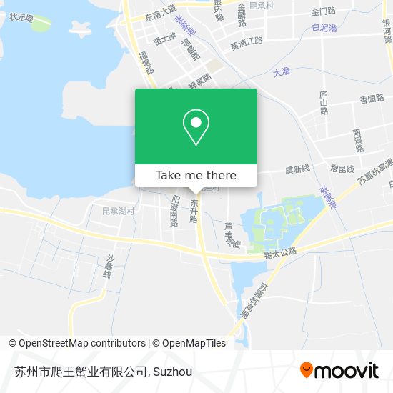 苏州市爬王蟹业有限公司 map