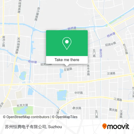 苏州恒腾电子有限公司 map