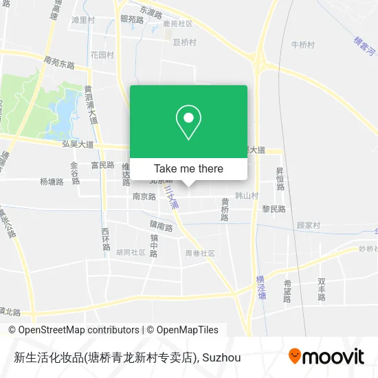 新生活化妆品(塘桥青龙新村专卖店) map