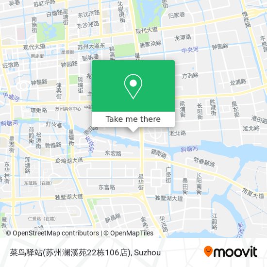 菜鸟驿站(苏州澜溪苑22栋106店) map