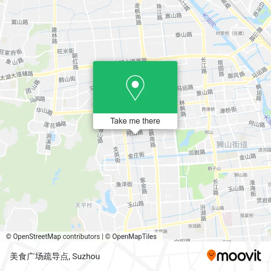 美食广场疏导点 map