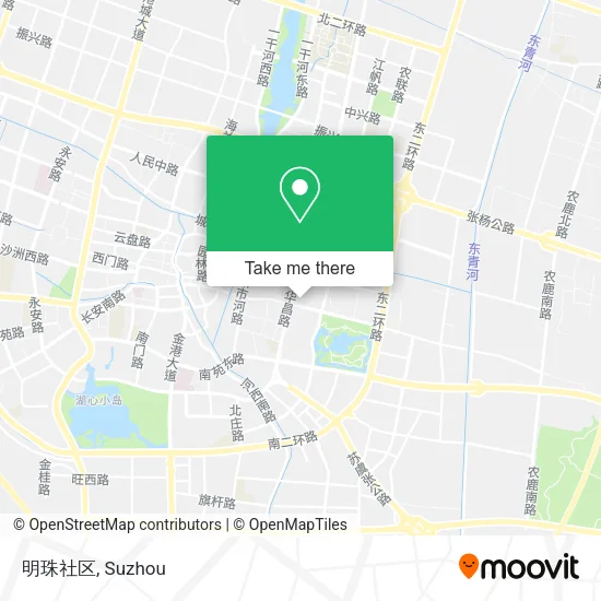 明珠社区 map