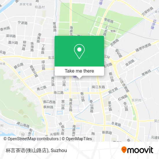 杯言茶语(衡山路店) map