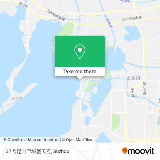 37号昆山巴城蟹天府 map