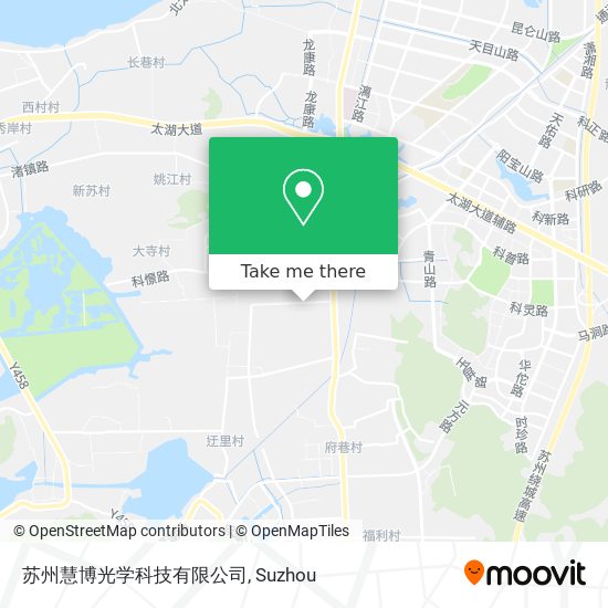 苏州慧博光学科技有限公司 map