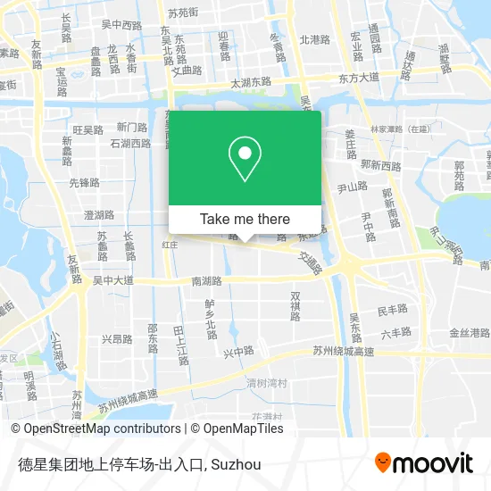 德星集团地上停车场-出入口 map