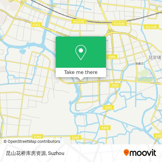 昆山花桥库房资源 map