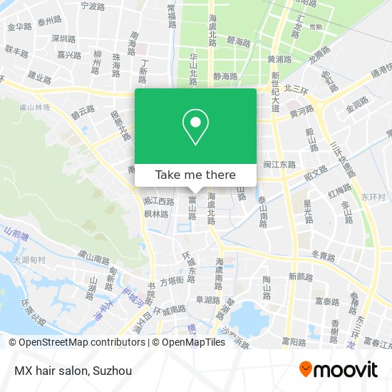 MX hair salon map