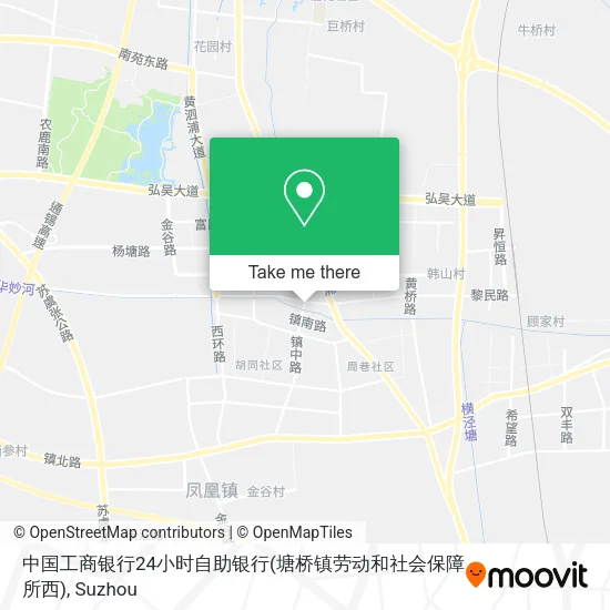 中国工商银行24小时自助银行(塘桥镇劳动和社会保障所西) map