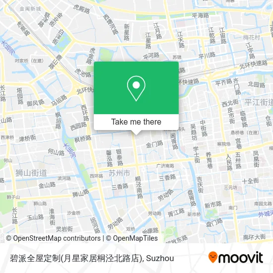 碧派全屋定制(月星家居桐泾北路店) map