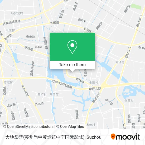 大地影院(苏州尚申黄埭镇中宁国际影城) map