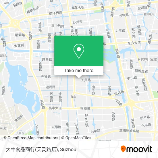 大牛食品商行(天灵路店) map