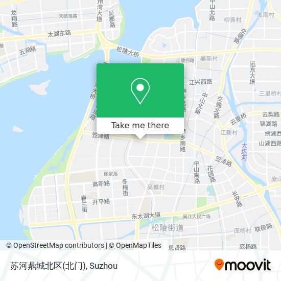 苏河鼎城北区(北门) map