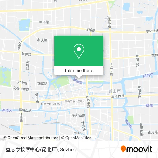 益芯泉按摩中心(昆北店) map