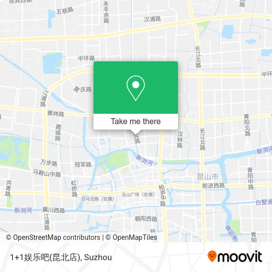 1+1娱乐吧(昆北店) map