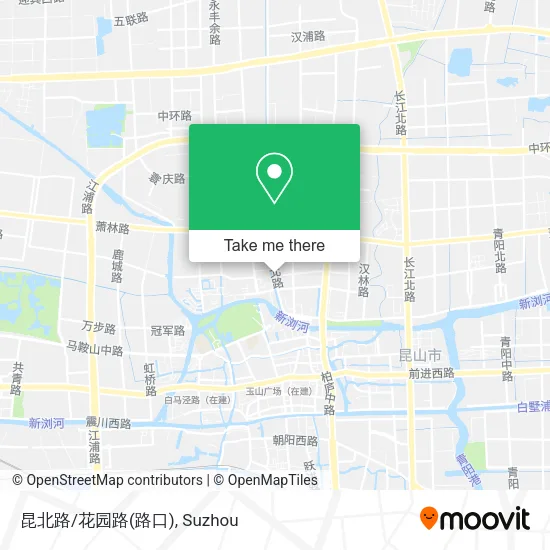 昆北路/花园路(路口) map